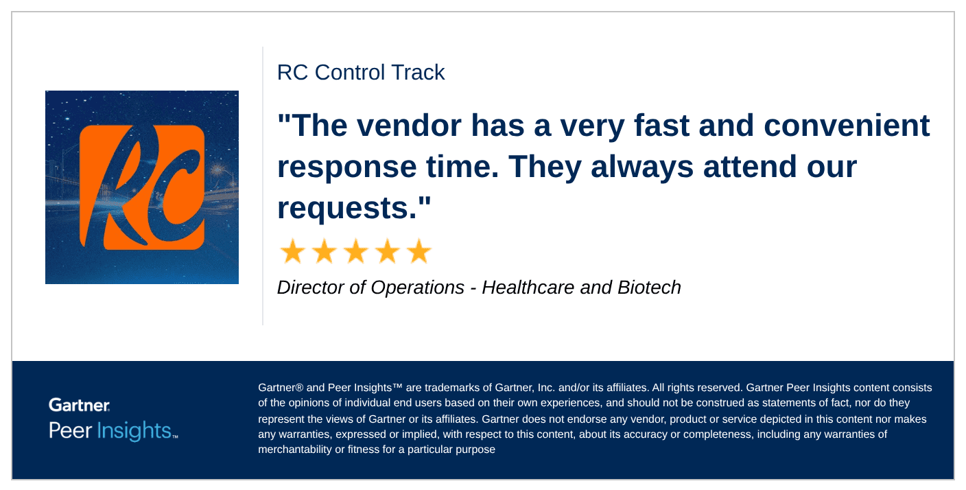 Testimonio de director de operaciones en healthcare y biotech en Gartner Peer Insights sobre Recurso Confiable